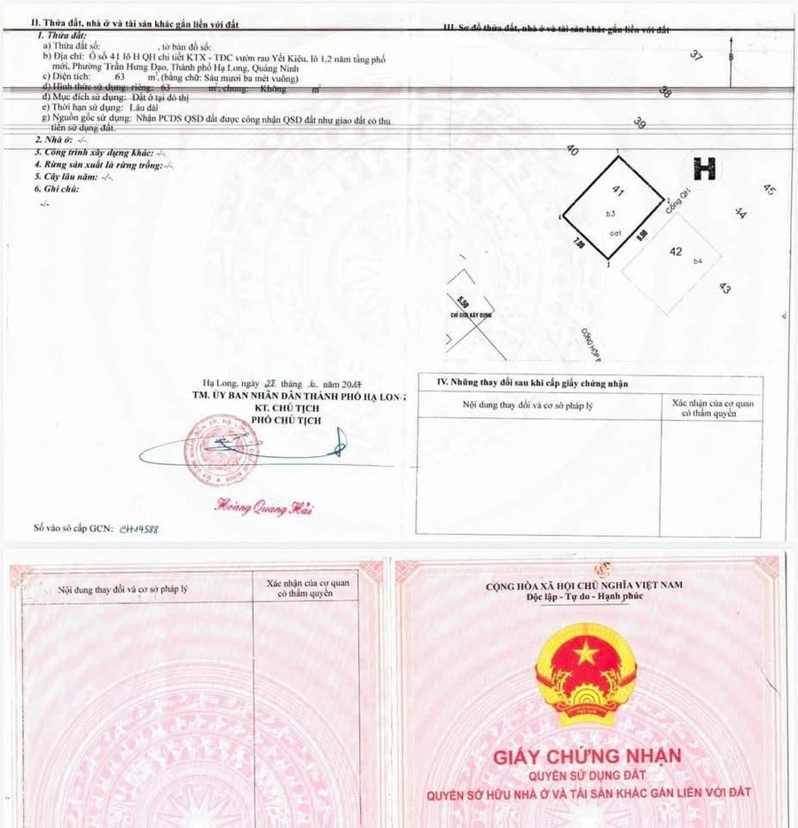 Bán đất tặng nhà Bờ Hồ Yết Kiêu Hạ Long 63m2 5,9 tỷ - Ảnh thu nhỏ 3