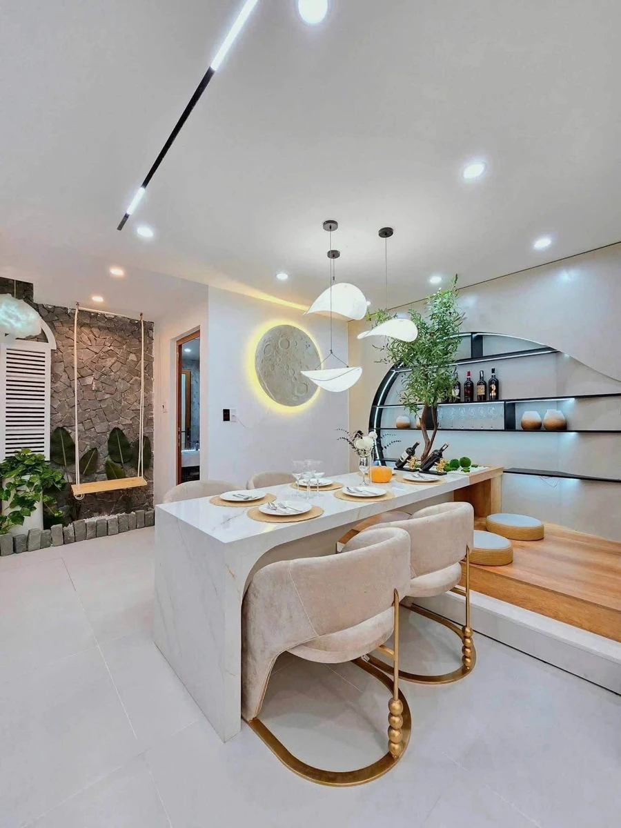 Cho thuê nhà 3 tầng 54m2, 3PN 4WC full nội thất kiệt Trưng Nữ Vương, gần Cầu Rồng, Đà Nẵng - Ảnh thu nhỏ 5