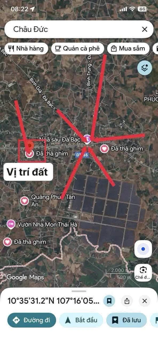 Bán đất 1472 m² mặt tiền đường Bình Ba, giá 2,3 tỷ - Ảnh thu nhỏ 3
