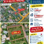 Bán đất sổ riêng Tân Hạnh Biên Hòa 1.086m² giá 5 triệu/m² - Ảnh thu nhỏ 1