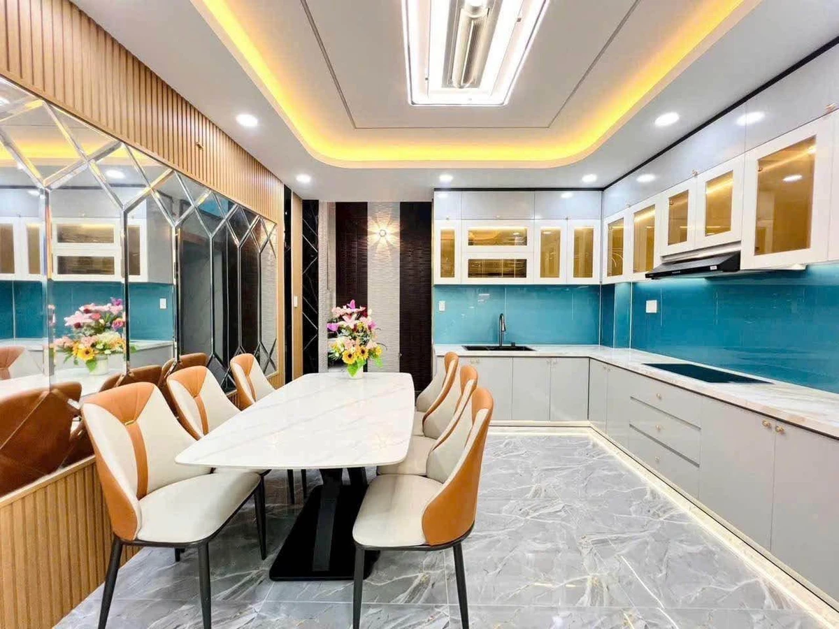 Bán nhà phố xây mới 4x14m, 1 trệt 3 lầu 4 phòng ngủ đường Lâm Thị Hố, Quận 12 - Ảnh thu nhỏ 3