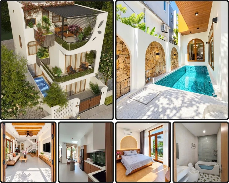 Bán villa 5PN hồ bơi sát biển Sơn Trà 97.5m² 15.5 tỷ