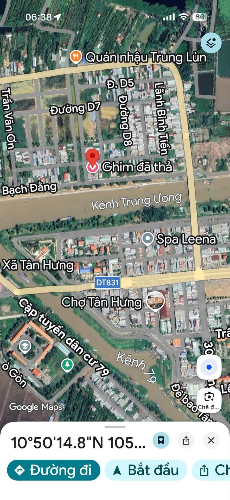 Bán đất mặt tiền đường Nguyễn Du 190m2, thổ cư 100%, Thị trấn Tân Hưng, Long An - Ảnh 1