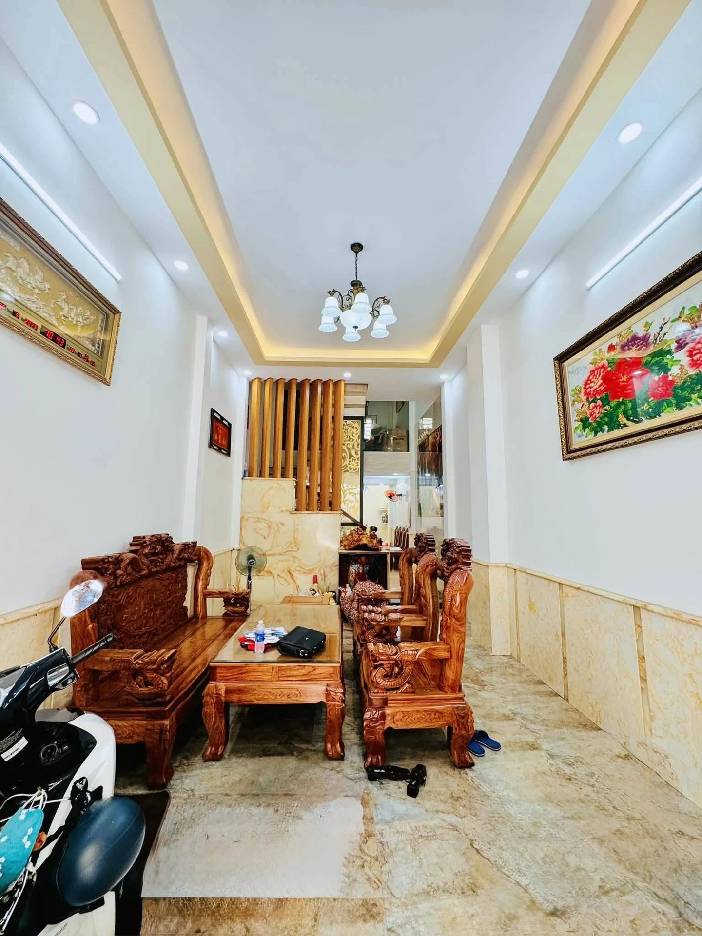 Bán nhà phố 4 tầng 5PN 6WC full nội thất 68m² Tân Phú 8,1 tỷ - Ảnh 1