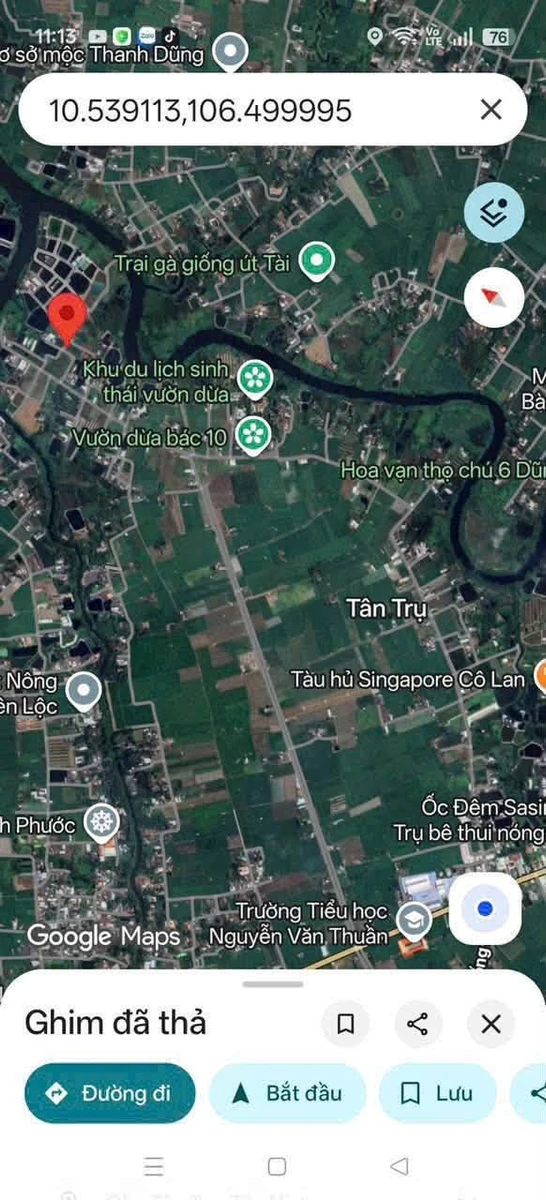 Bán đất thổ cư mặt tiền đường nhựa Nguyễn Văn Mỹ, Bình Tịnh, Tân Trụ, 125m2, 679 triệu - Ảnh thu nhỏ 3