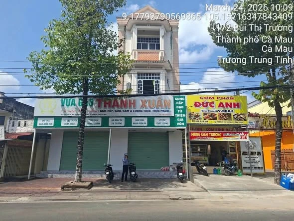 Bán nhà mặt tiền 3 tầng 76,8m² Tân Thành Cà Mau - Ảnh thu nhỏ 3