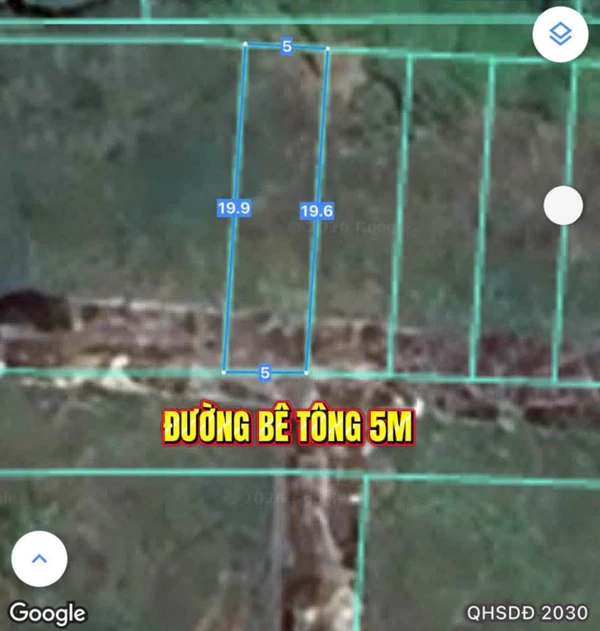 Bán đất thổ cư Hàm Mỹ Cũ 98m² 550 triệu