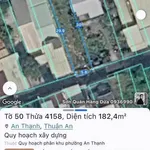 Bán đất 182m2 An Thạnh 14 Thuận An Bình Dương - Ảnh thu nhỏ 3