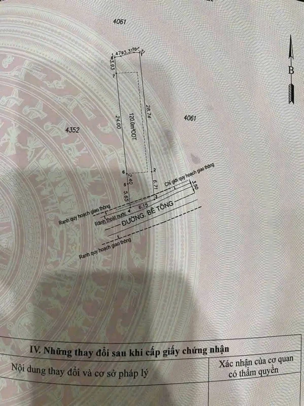 Bán lô đất 215m2 ngang 6m đường Bình Thung, phường Đông Hòa, Dĩ An giá hơn 6 tỷ