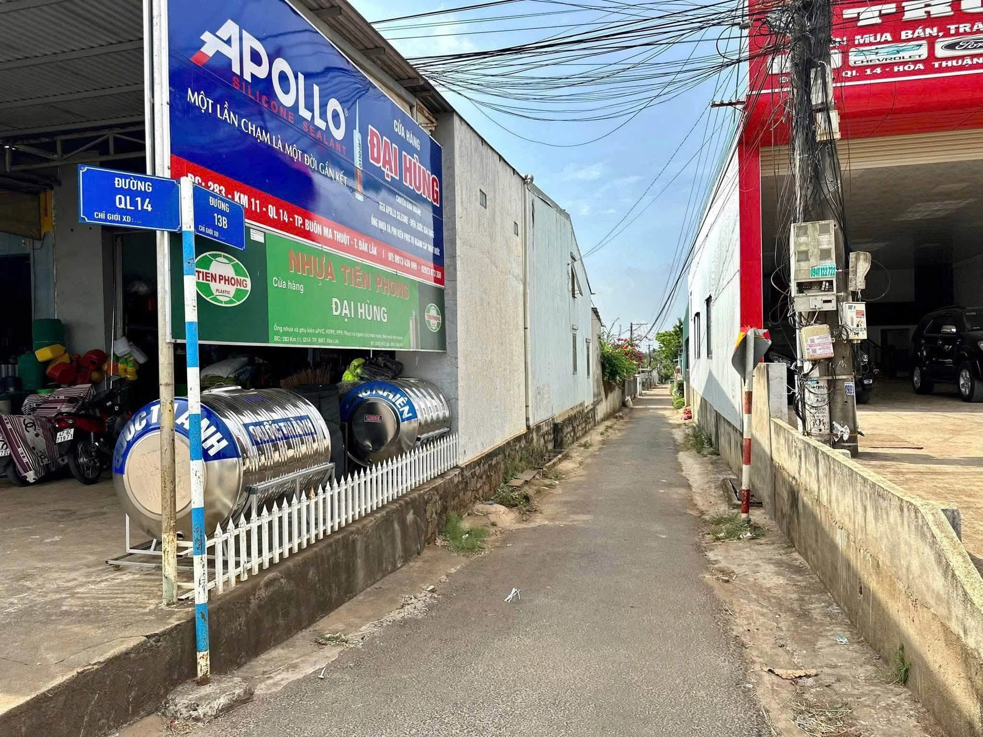 Bán lô đất góc 2 mặt tiền Đạt Lý Buôn Ma Thuột 184m² giá 2,2 tỷ - Ảnh 1