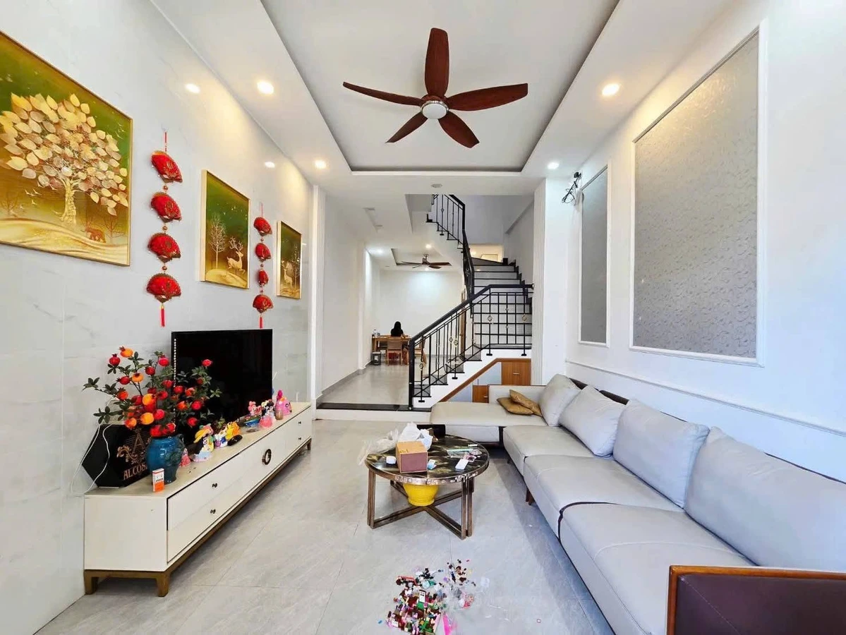 Bán nhà 3 tầng 50m2 full nội thất kiệt Hòa An 7, An Khê, Đà Nẵng giá 3,8 tỷ - Ảnh thu nhỏ 2