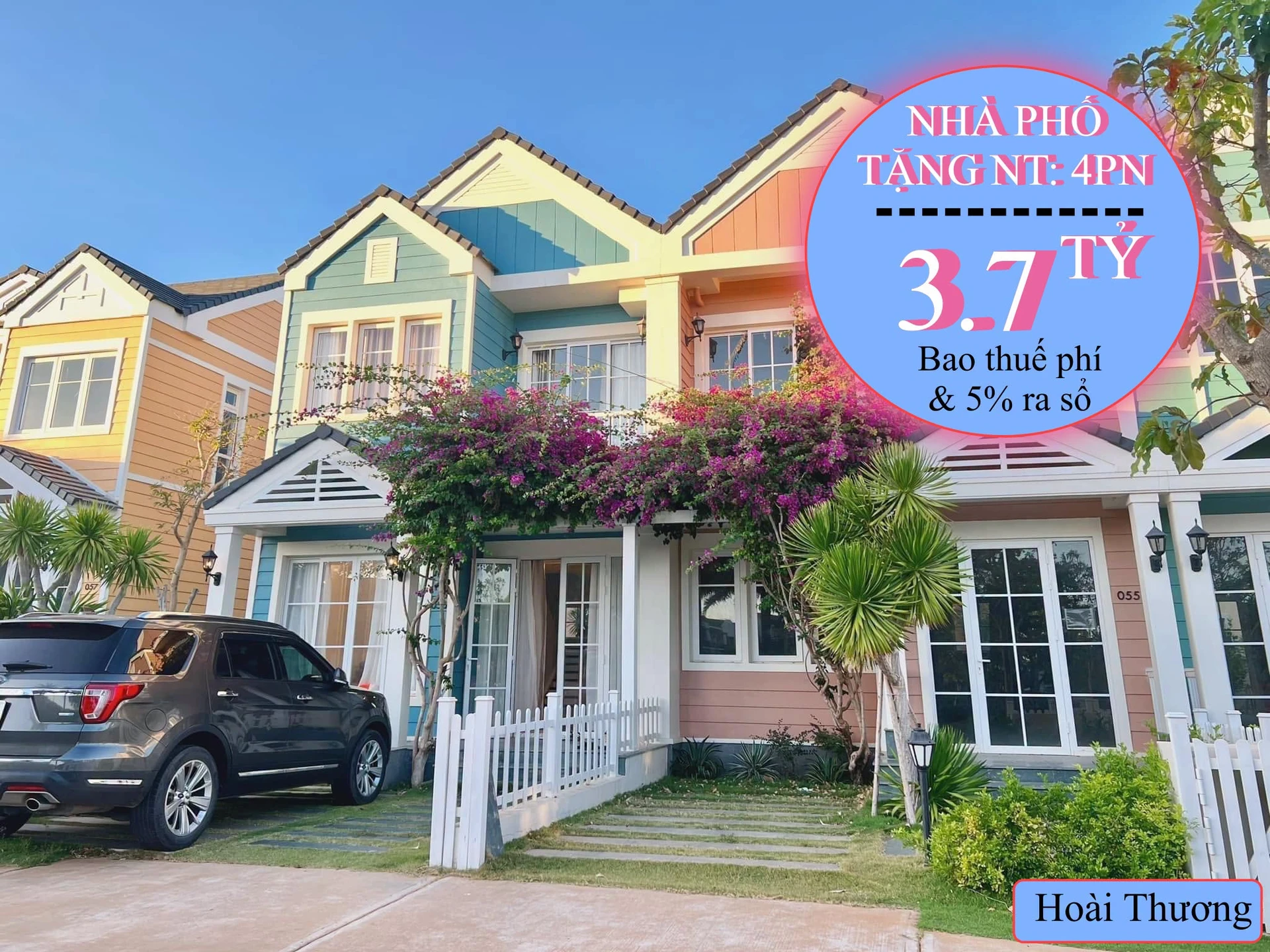 Bán nhà phố 4PN full nội thất 126m2 Novaworld Phan Thiết 3.7 tỷ - Ảnh 1