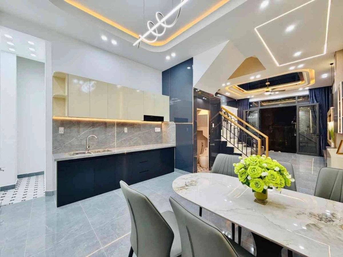 Bán nhà mới 4 tầng 48m² 4PN Huỳnh Văn Nghệ 5,5 tỷ - Ảnh thu nhỏ 2