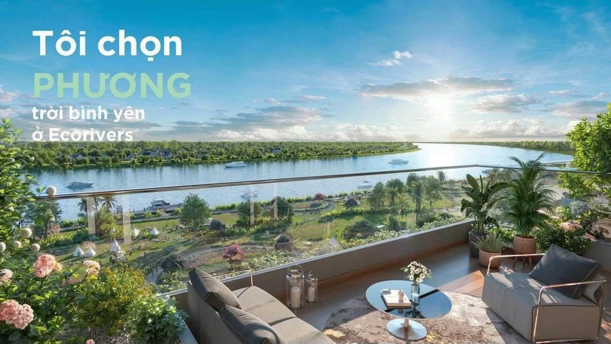 Bán căn hộ 2PN 56,3m² view sông Thái Bình, Ecopark - Ảnh thu nhỏ 3