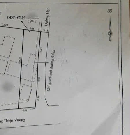 Đất mặt tiền 195m2 Tùng Thiện Vương Huế giá 7.5 tỷ