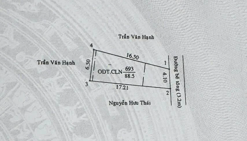 Bán lô đất 60m² Phường Chánh Hiệp giá 1 tỷ 700 triệu - Ảnh thu nhỏ 4