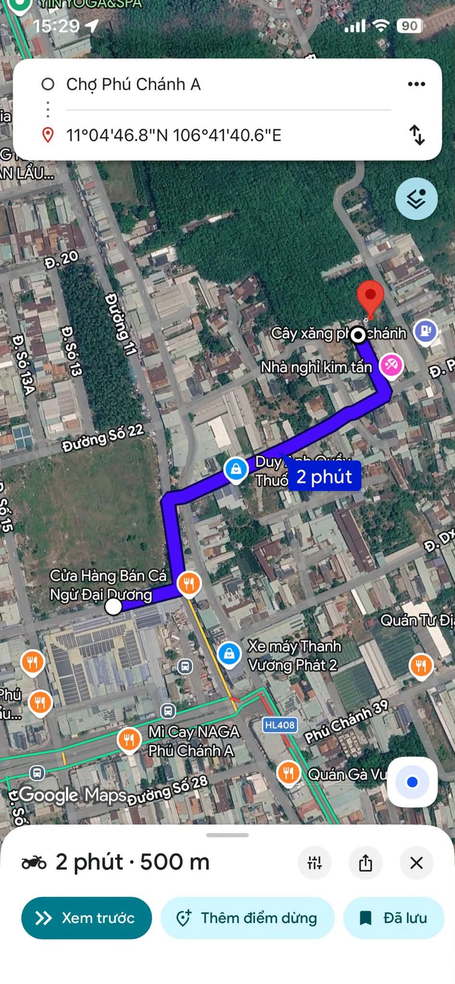 Bán đất mặt tiền đường Phú Chánh 35, 560m2, có 120m2 thổ cư, phường Bình Dương - Ảnh 1