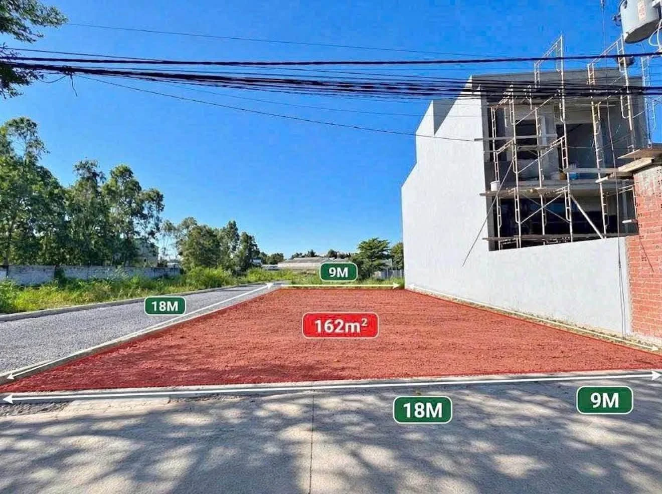 Bán đất góc 9x18m Trảng Dài 1 tỷ 850 - Ảnh 1
