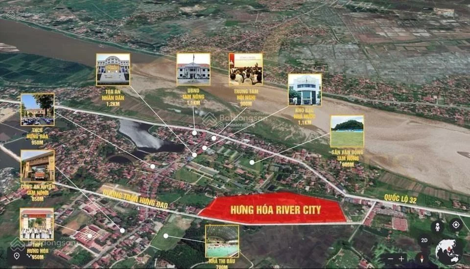 Bán đất nền dự án tại Hưng Hóa City, 1,6 tỷ, 85m2 - Ảnh thu nhỏ 2