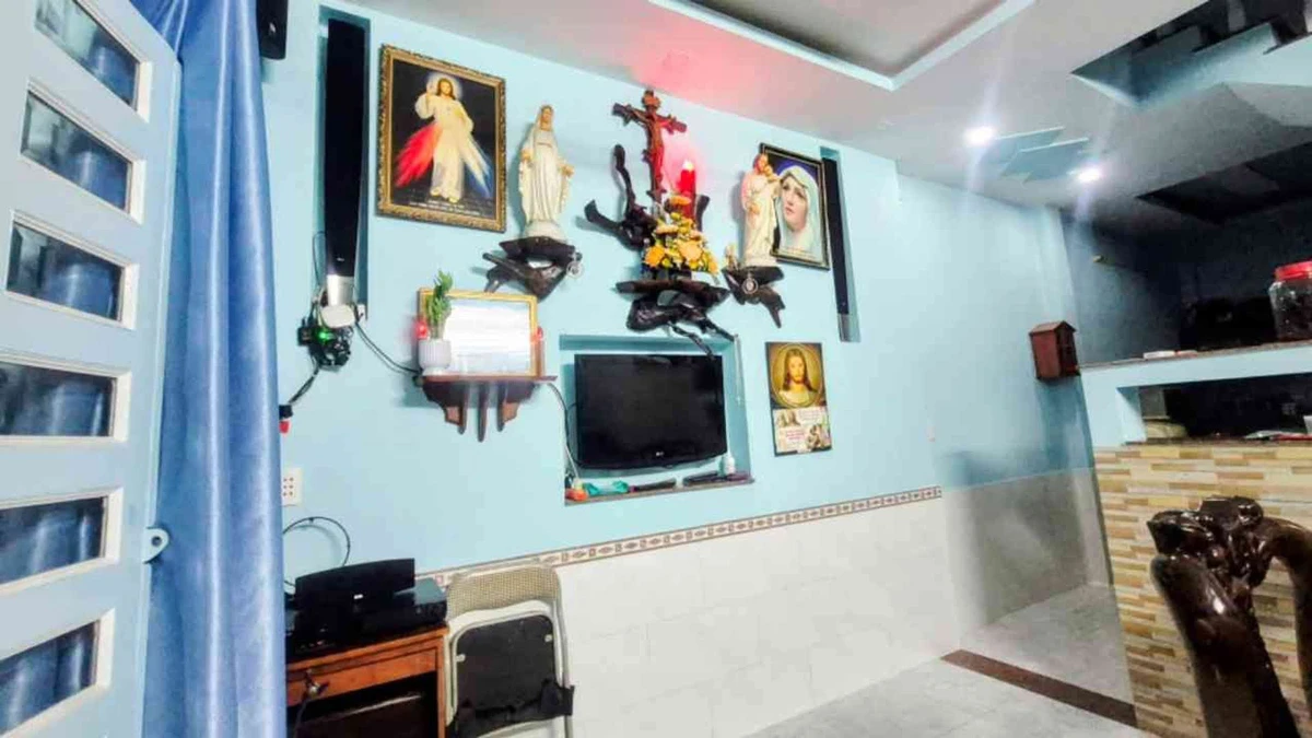 Bán nhà 1 trệt 1 lầu 59,2m², 2PN, hẻm xe hơi, sổ hồng riêng khu TL43 Quận 12 - Ảnh thu nhỏ 3