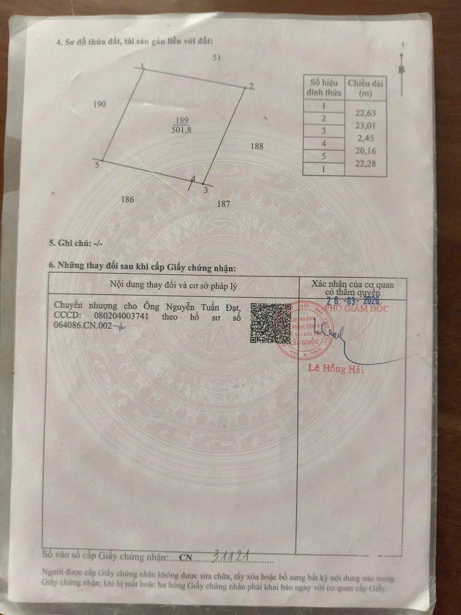 Bán 500m2 đất vườn giá 750 triệu tại Xã Mỹ Lộc, Cần Giuộc, Long An - Ảnh thu nhỏ 4