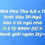 Bán nhà 3 phòng ngủ 75m² Phú Thọ, Tân Bình 2,8 tỷ - Ảnh thu nhỏ 1