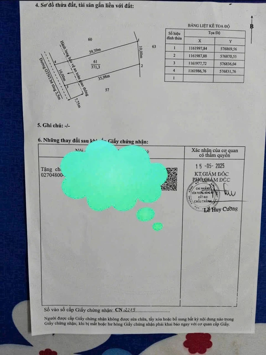 Bán đất thổ 10x39m, Xã Bình Quới, Châu Thành, Long An - Ảnh thu nhỏ 3