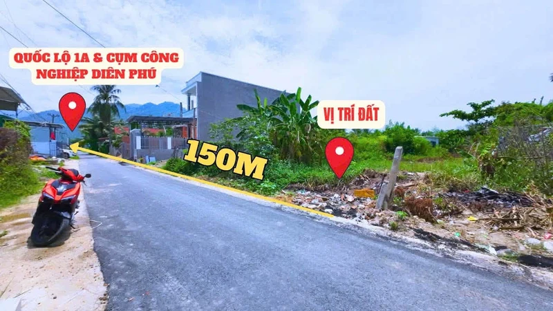 Bán đất thổ cư Diên Phú Nha Trang 127.7m² 1 tỷ 199