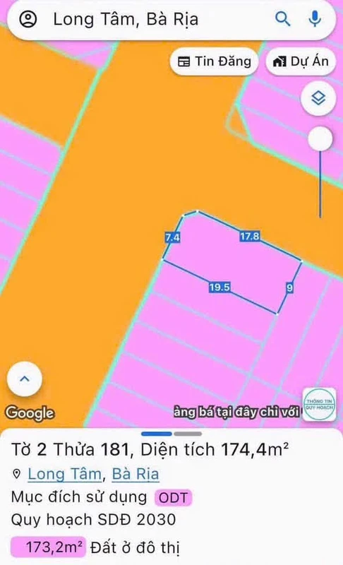 Bán nhà góc 2 mặt tiền Gò Cát 6, Bà Rịa, 163m² 6 tỷ 8