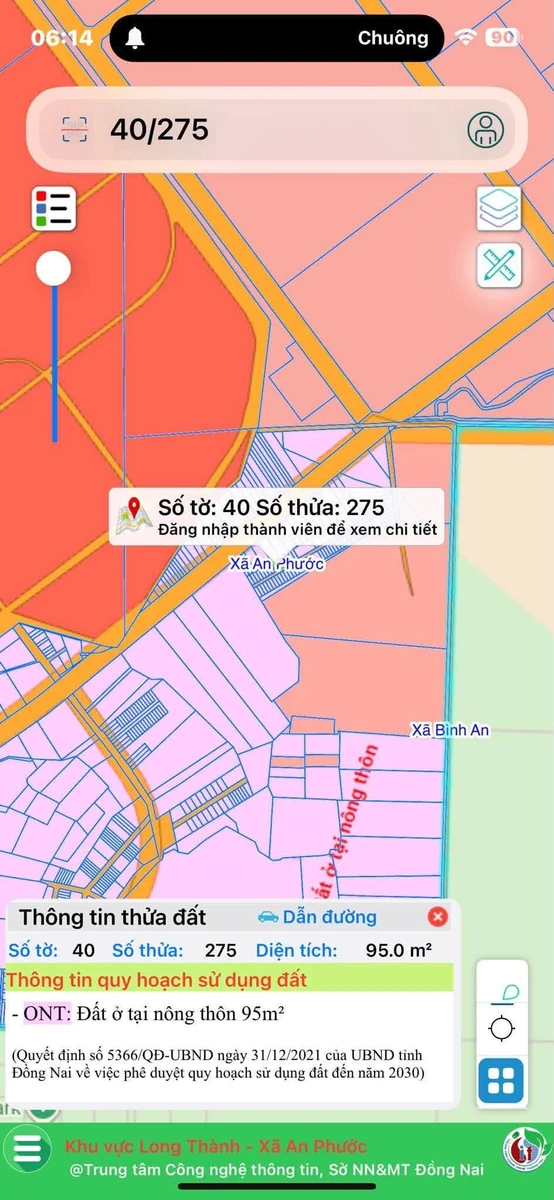 Bán đất KCN Long Đức An Phước 96m² 870 triệu - Ảnh thu nhỏ 3