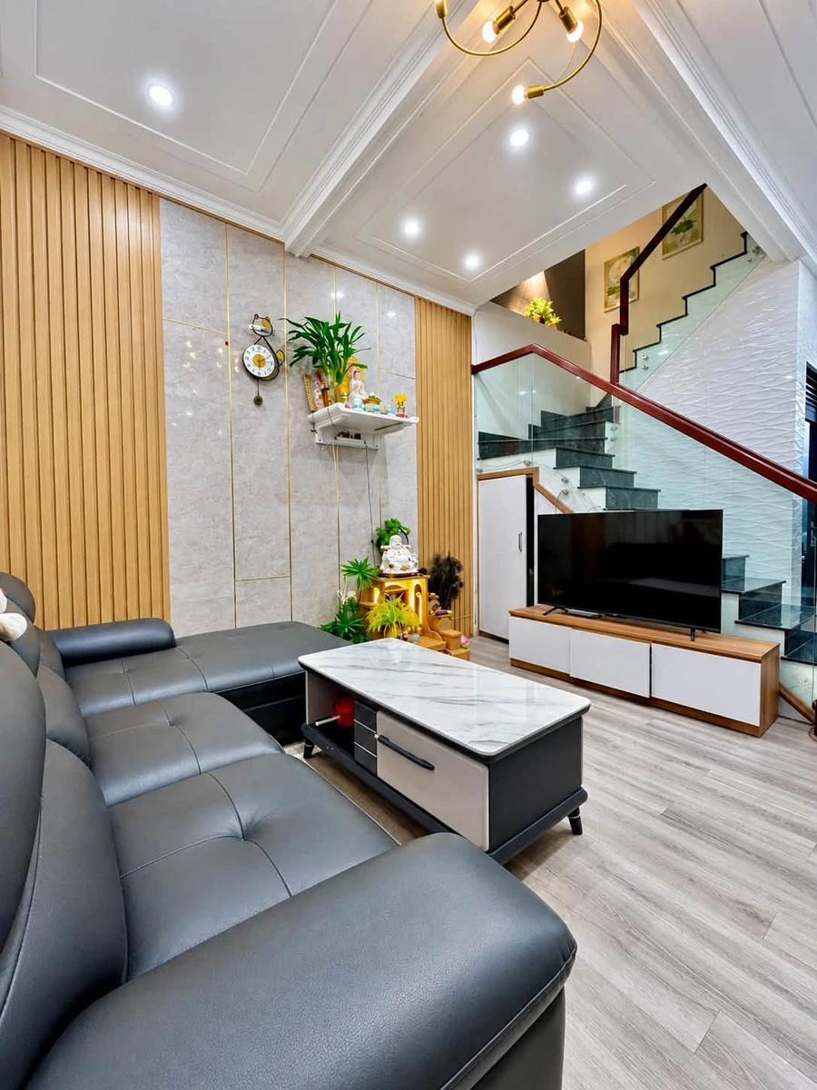 Bán nhà lầu 2PN 40,3m² hẻm 4m An Hòa 1,85 tỷ - Ảnh 1