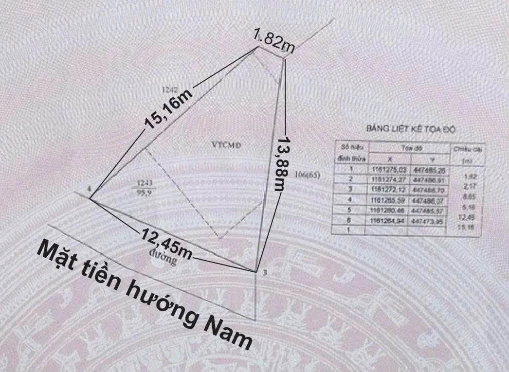 Bán gấp lô đất 95.9m² Đất Đỏ 420 triệu - Ảnh thu nhỏ 4
