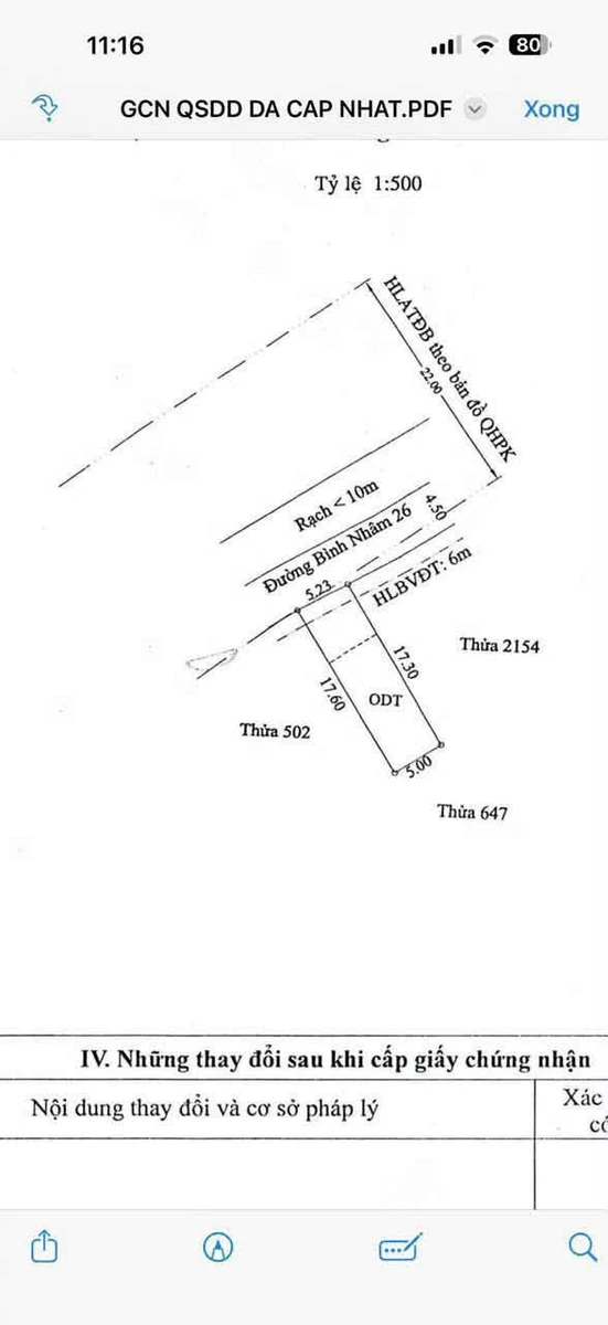 Bán đất Bình Nhâm 85m² 2 tỷ 5 - Ảnh 1