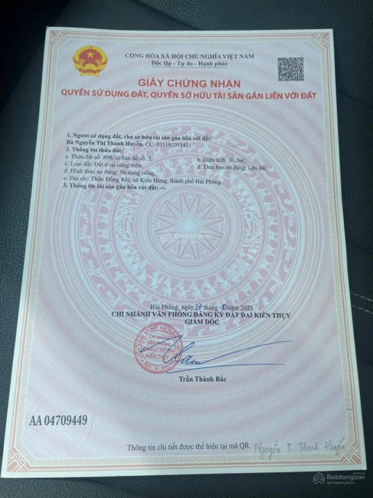 Lô đất rẻ đẹp nhì Kiến Thụy giá trị thực sinh lời tốt cho nhà đầu tư. LH: 0984 986 *** - Ảnh thu nhỏ 3