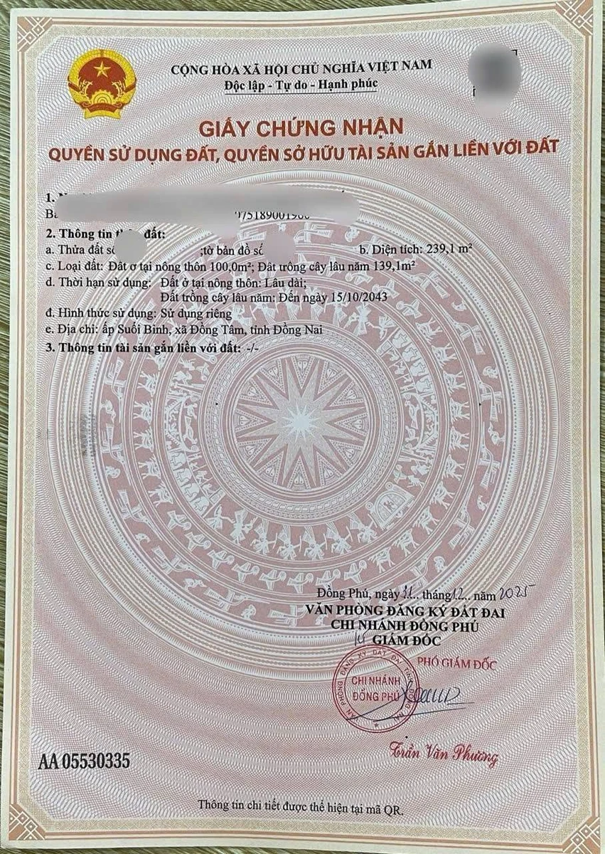 Bán đất Suối Bình Đông 24000m2 giá 2 tỷ - Ảnh 1