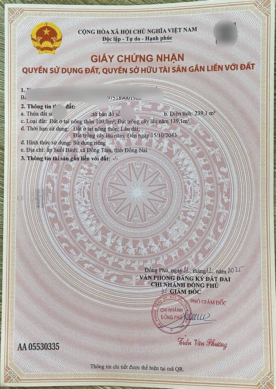 Bán đất Suối Bình Đông 24000m2 giá 2 tỷ - Ảnh 1