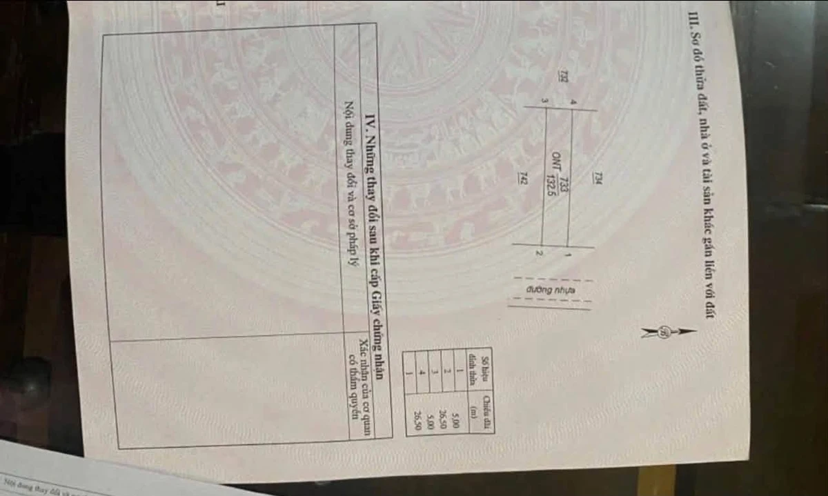 Bán đất mặt tiền Thạch Bích Quảng Ngãi 132.5m² 1 tỷ 350 - Ảnh thu nhỏ 3
