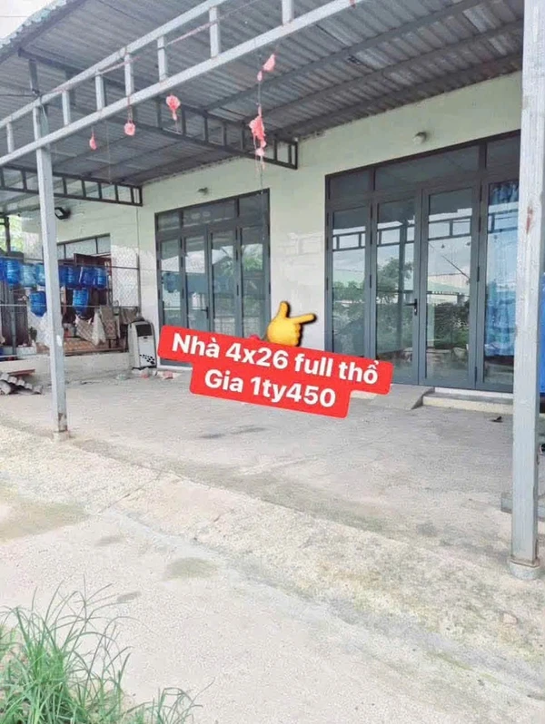 Bán nhà 2 PN tại xã Đức Hòa, Long An, 104 m2, 1.45 tỷ