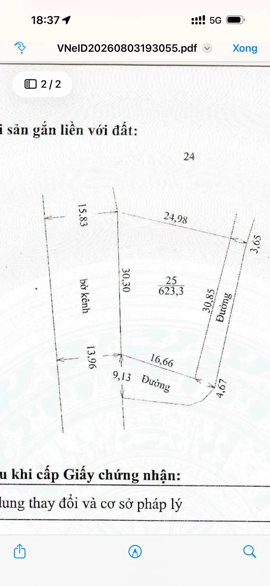 Bán lô đất Xã Lộc An 620m2, giá 1 tỷ - Ảnh 1