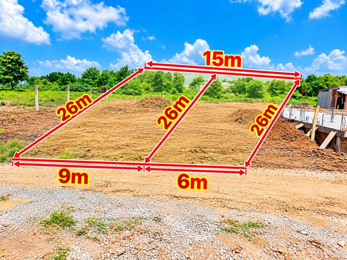 Bán đất nền 10x26m (260m²) 1,5 tỷ Nhánh D5 - Ảnh 1