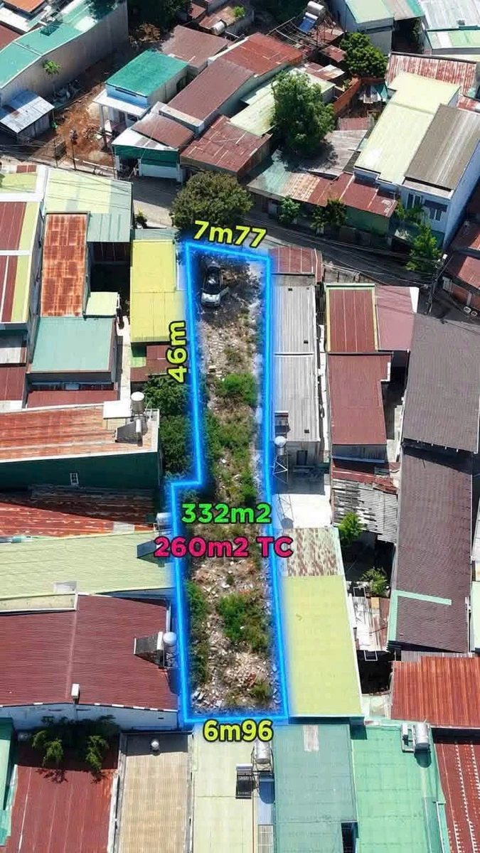 Bán đất 330m² Giải Phóng, Tân Thành, Buôn Ma Thuột, 3.85 tỷ - Ảnh 1