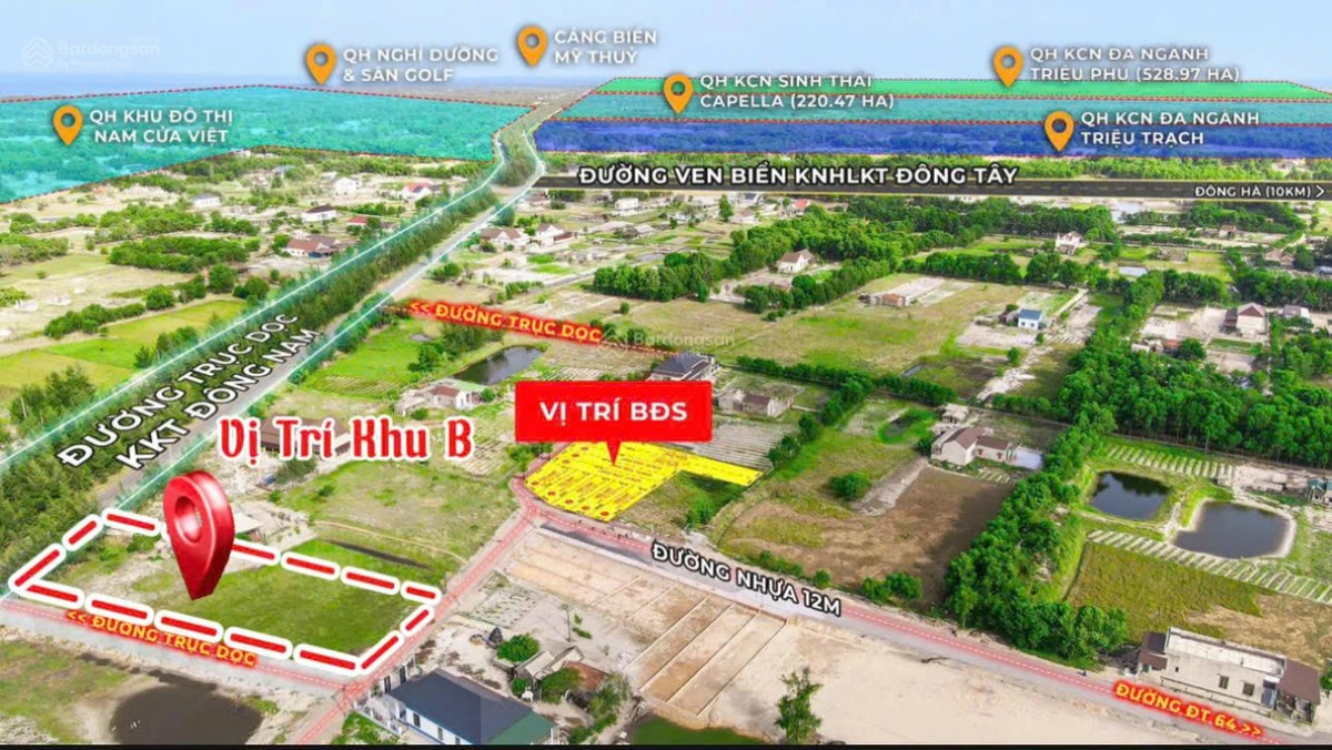 Đất chính chủ cạnh đường ven biển 60m trung tâm xã Nam Cửa Việt 113m2 - Gần biển, giá tốt 450 triệu - Ảnh thu nhỏ 5