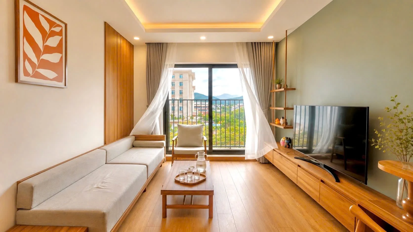 Bán căn hộ 2PN 75m2 CT3 Vĩnh Điềm Trung 3,65 tỷ - Ảnh 1