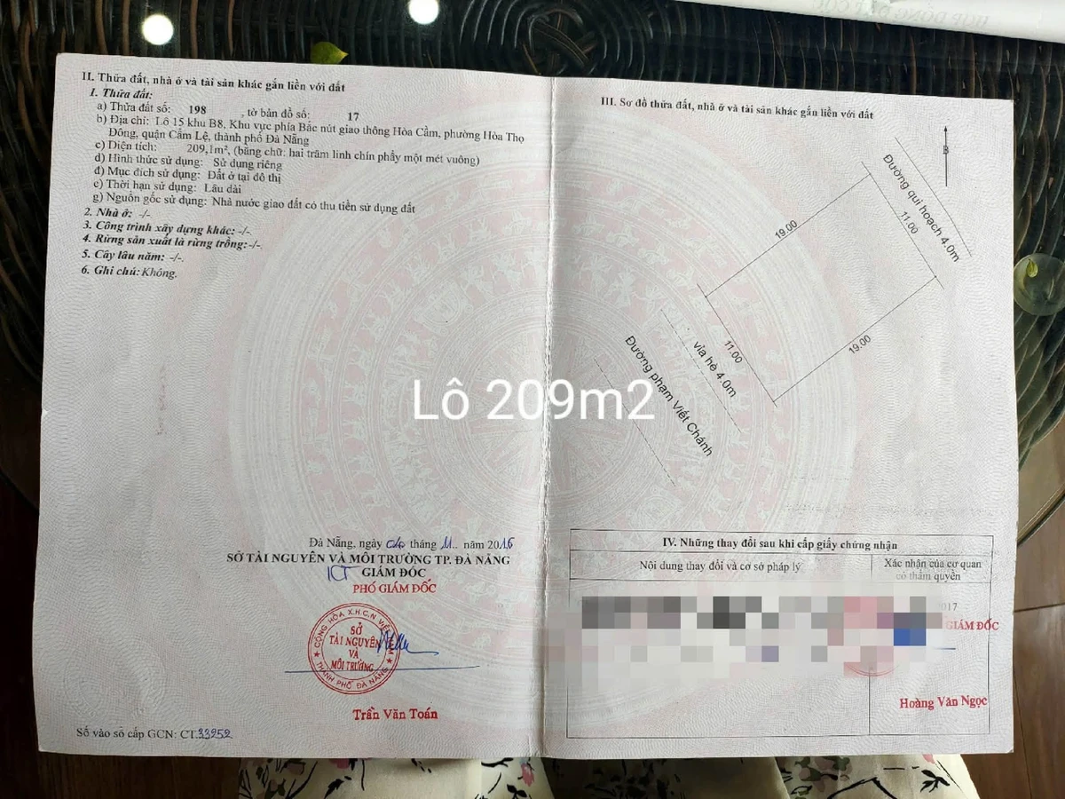 Bán đất mặt tiền Phạm Viết Chánh 209m² Đà Nẵng - Ảnh thu nhỏ 4