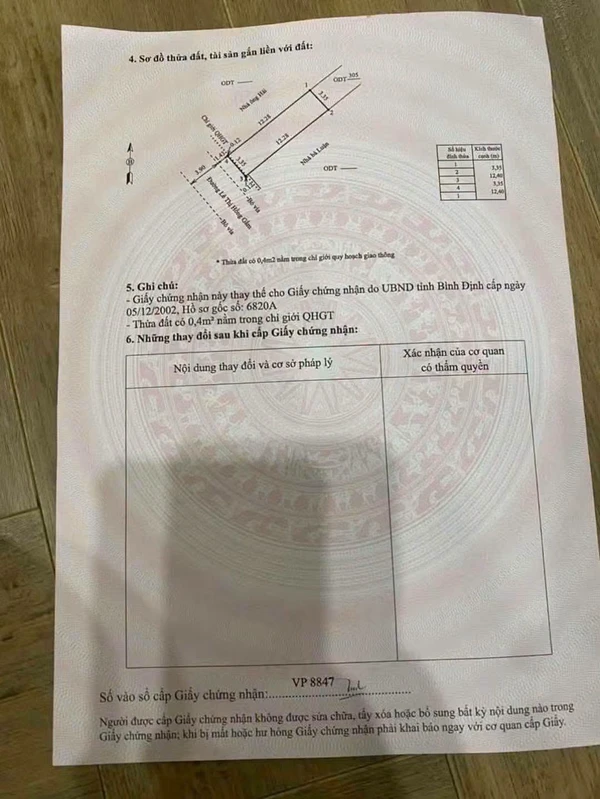 Bán lô đất mặt tiền Phạm Ngọc Thạch, Quy Nhơn, 45,5m², 5,3 tỷ