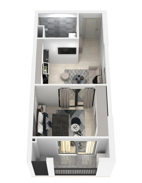 Căn 1PN1VS hướng Đông Nam 36,2m2, TT 135 triệu, NHCS cho vay 80% - Ảnh thu nhỏ 2