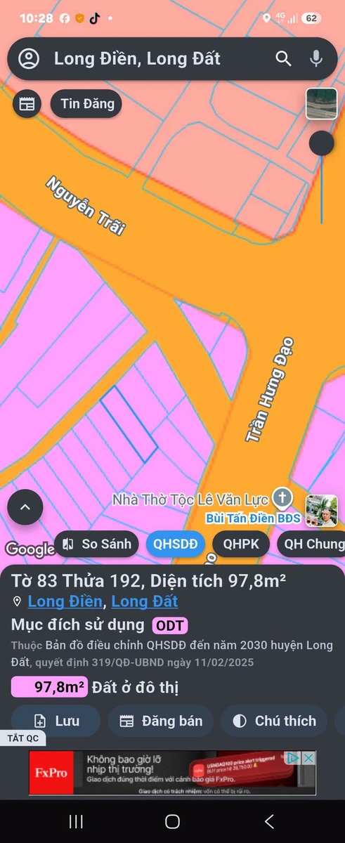 Bán đất 5,2×19m tại Long Điền, BR-VT, 1,38 tỷ - Ảnh thu nhỏ 4