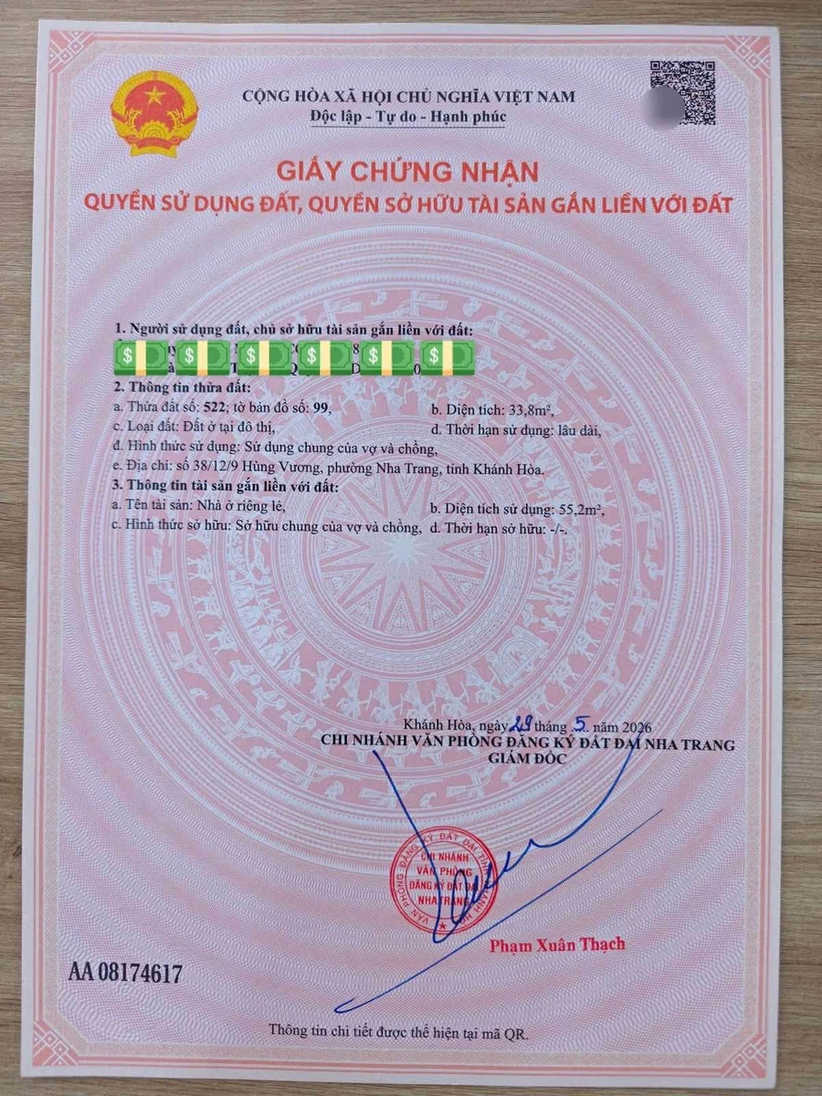 Bán nhà 3 tầng 33,8m² phố Tây Nha Trang 4 tỷ 850 - Ảnh thu nhỏ 4