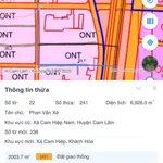 Bán đất Cẩm Lâm Khánh Hòa 6926m² giá 1,5 triệu/m² - Ảnh thu nhỏ 1
