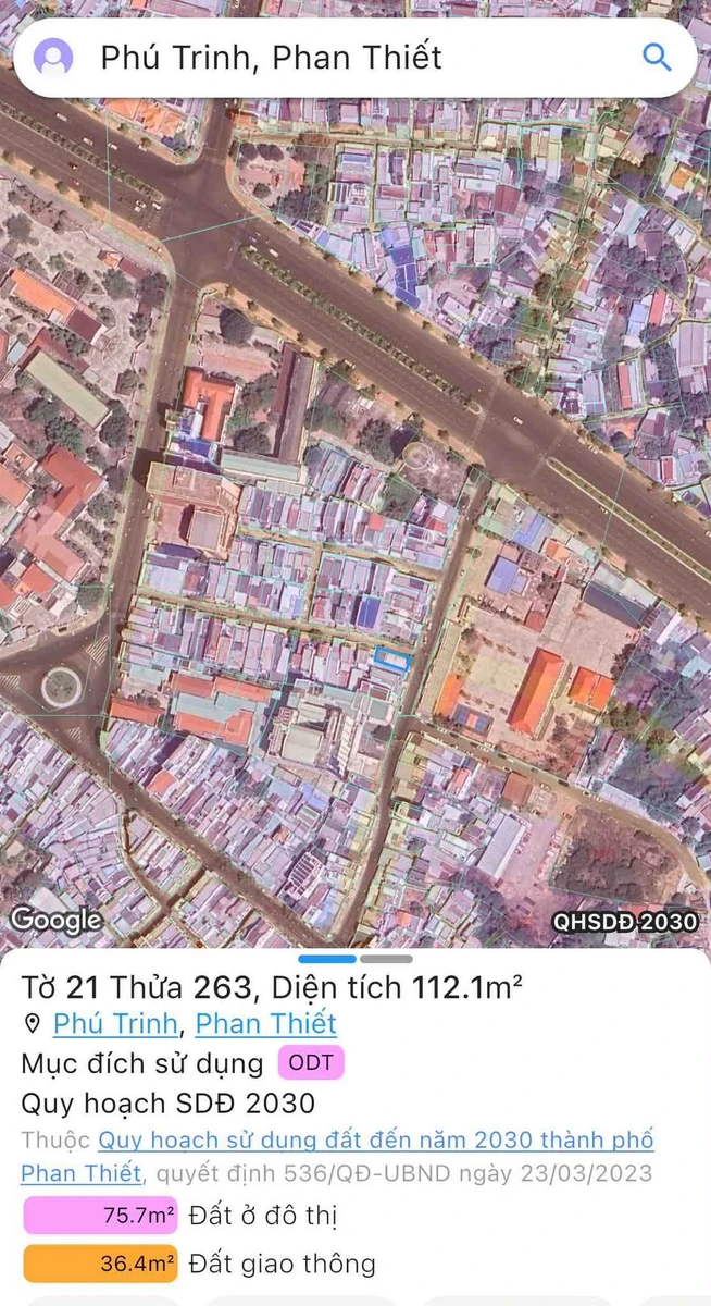 Bán nhà góc 2 mặt tiền 80m2 Phan Thiết - Ảnh thu nhỏ 2